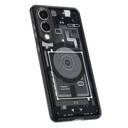 MagSafe Case for Samsung Galaxy S25 Edge S937, Spigen, Ultra Hybrid Zero One, Black ACS09415