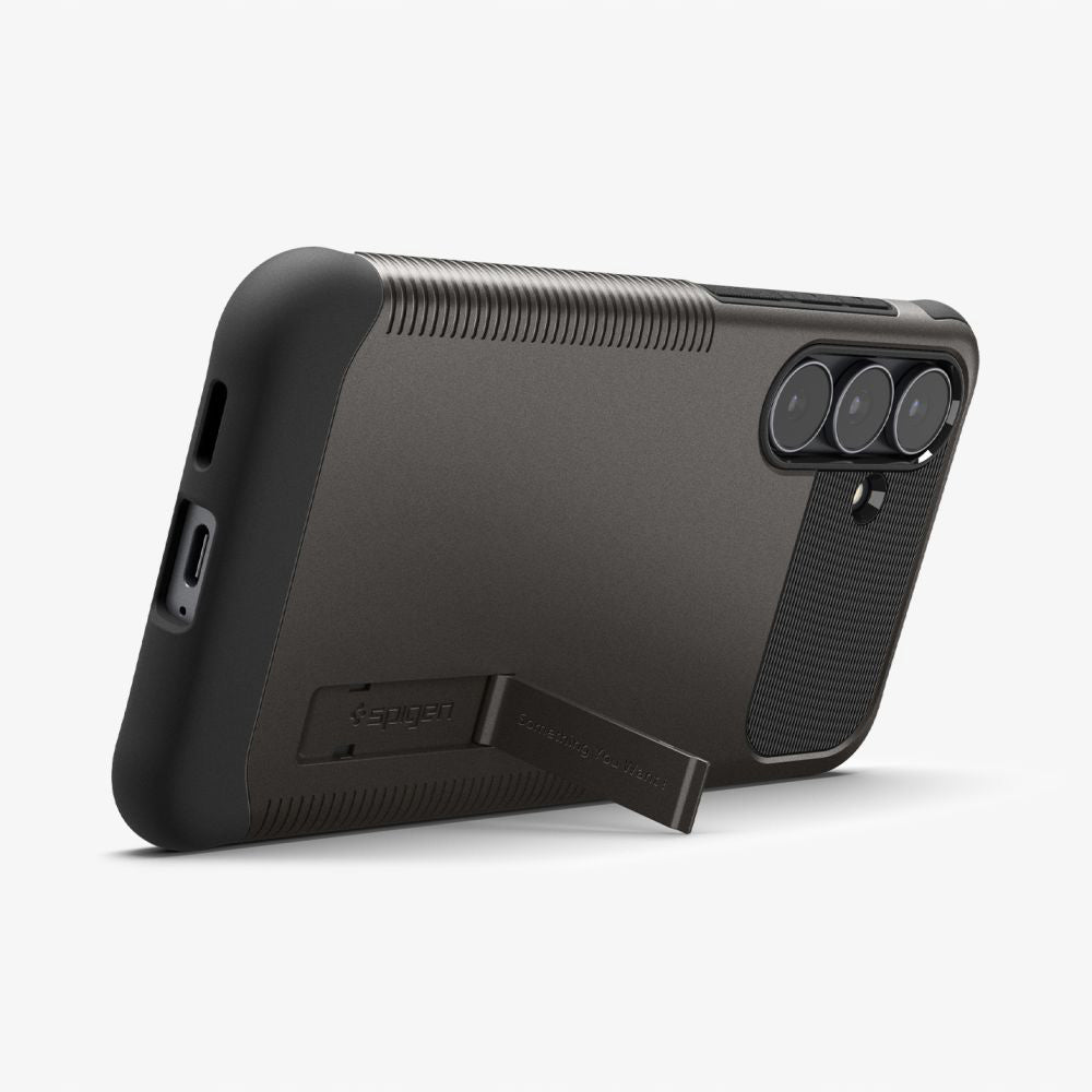 MagSafe Hülle für Samsung Galaxy S25 FE, Spigen, Slim Armor, Grau ACS10230