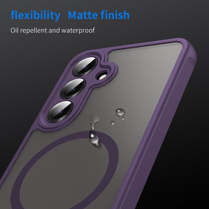 Coque MagSafe pour Samsung Galaxy S25 FE, Techsuit, HaloFrost II, Violet