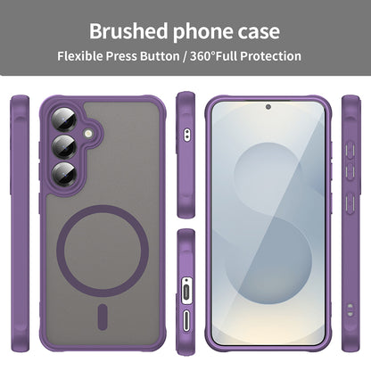Coque MagSafe pour Samsung Galaxy S25 FE, Techsuit, HaloFrost II, Violet