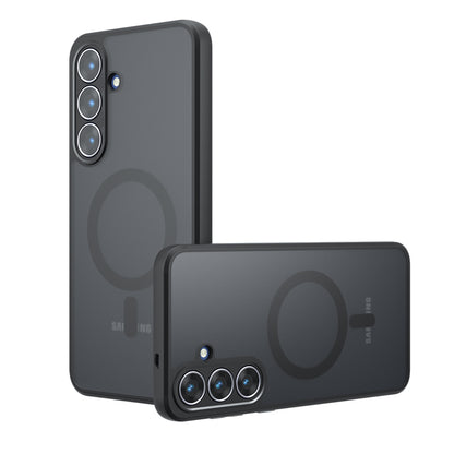 Étui MagSafe pour Samsung Galaxy S25 FE, Techsuit, PureFrost, Noir Satiné