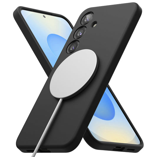 Étui MagSafe pour Samsung Galaxy S25+ S936, Ringke, Silicone, Noir