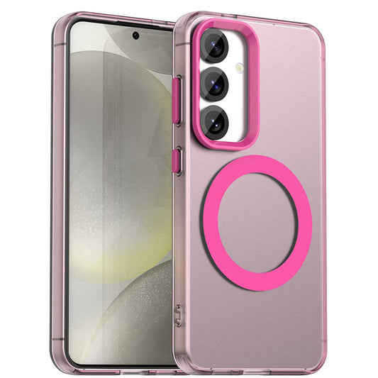 MagSafe-Hülle für Samsung Galaxy S25+ S936 / S24+ S926, Techsuit, CandyCase, Rosa