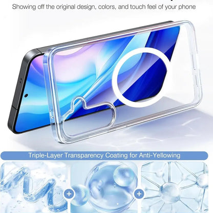 Coque MagSafe pour Samsung Galaxy S25+ S936, Torras, Guardian, Transparente