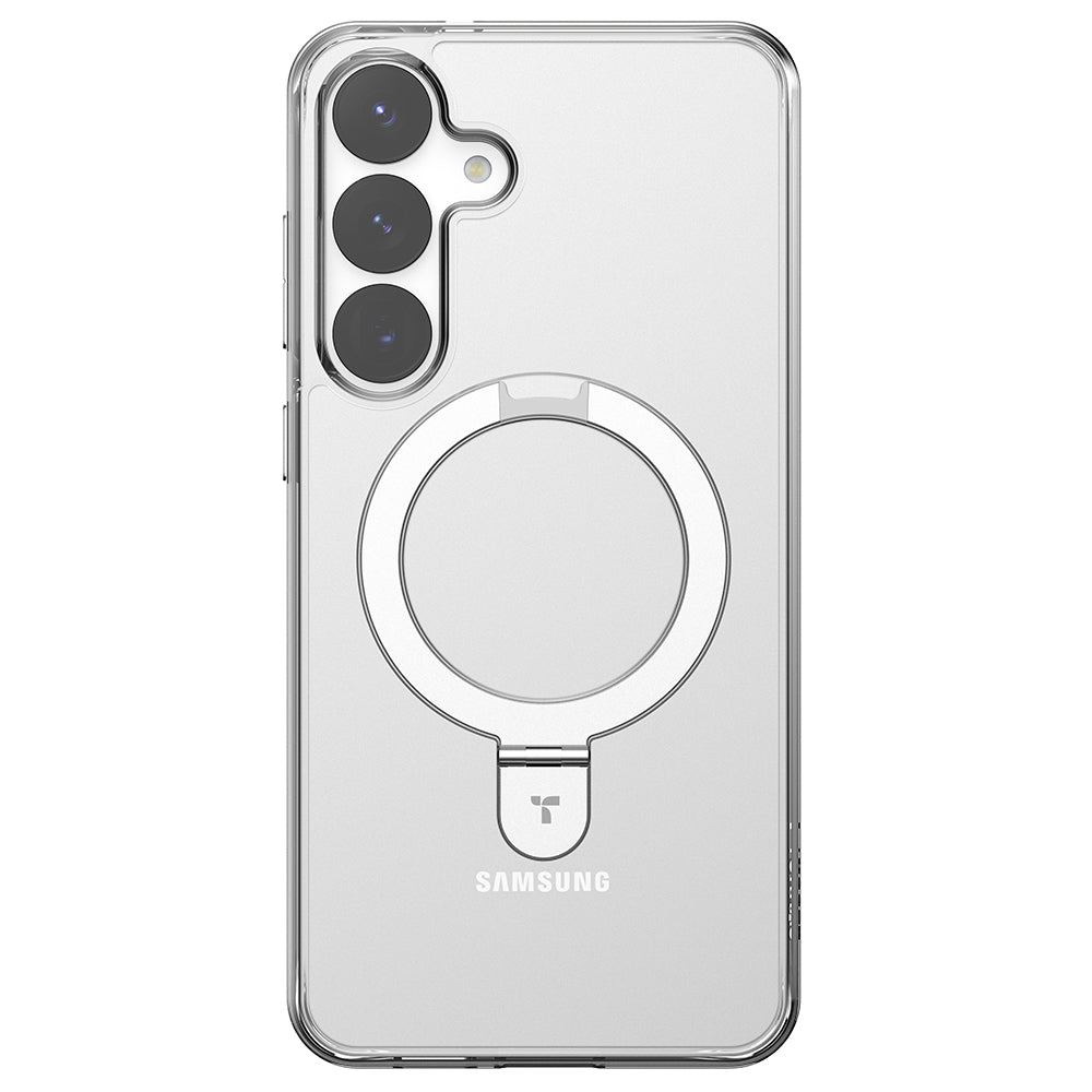 Coque MagSafe pour Samsung Galaxy S25+ S936, Torras, Ostand, Transparente
