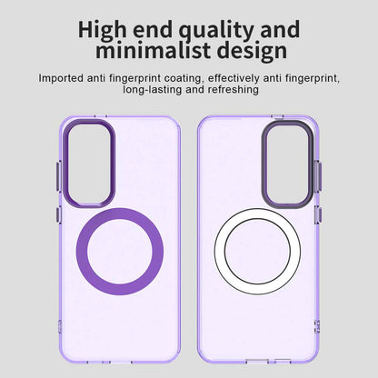 Coque MagSafe pour Samsung Galaxy S25 S931 / S24 S921, Techsuit, CandyCase, Violet