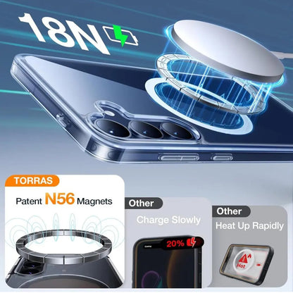 MagSafe Case for Samsung Galaxy S25 S931, Torras, Guardian, Black