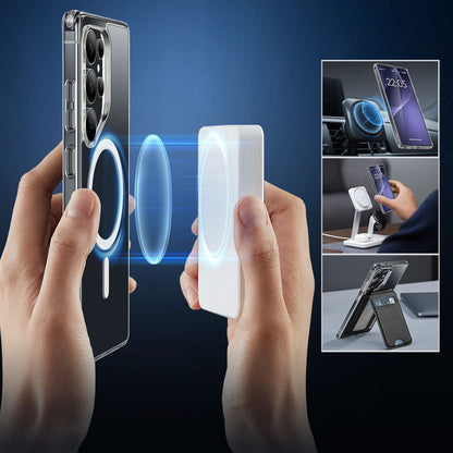 Coque MagSafe pour Samsung Galaxy S25 Ultra S938, ESR, Classic Hybrid, Transparente