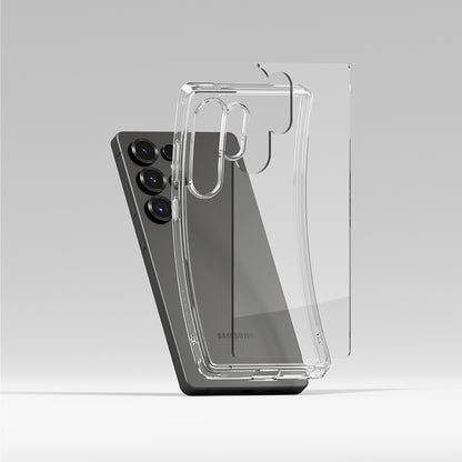 Coque MagSafe pour Samsung Galaxy S25 Ultra S938, Ringke, Fusion, Transparente