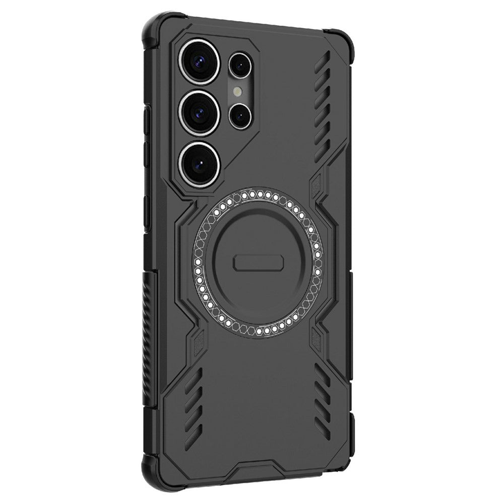 MagSafe Case for Samsung Galaxy S25 Ultra S938, Techsuit, ArmorMag, Black