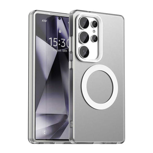 MagSafe Case for Samsung Galaxy S25 Ultra S938, Techsuit, CandyCase, White