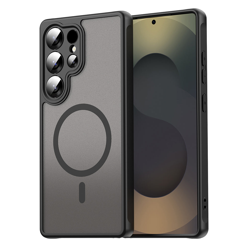 MagSafe Case for Samsung Galaxy S25 Ultra S938, Techsuit, HaloFrost II, Black