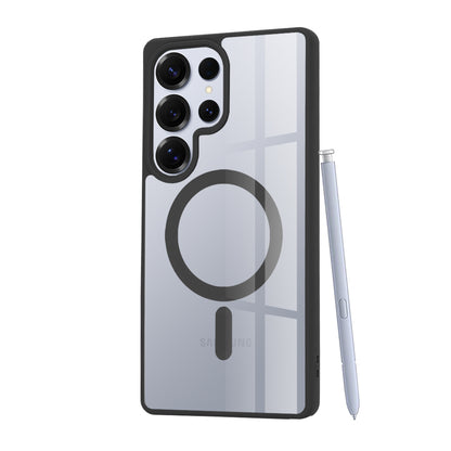 Coque MagSafe pour Samsung Galaxy S25 Ultra S938, Techsuit, Pro, Noire