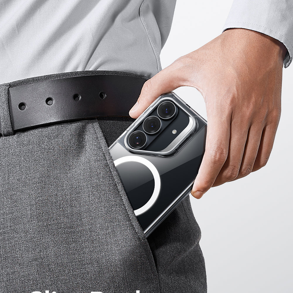 Coque MagSafe pour Samsung Galaxy S26, ESR, Classic Hybrid Kickstand, Transparente