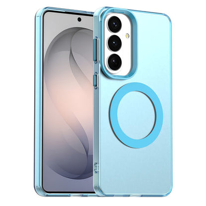 Coque MagSafe pour Samsung Galaxy S26 FE S741, Techsuit, CandyCase, bleue