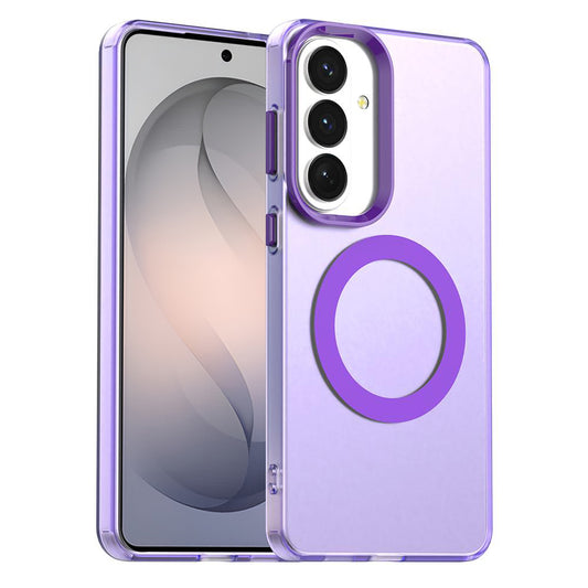 Coque MagSafe pour Samsung Galaxy S26 FE S741, Techsuit, CandyCase, violette
