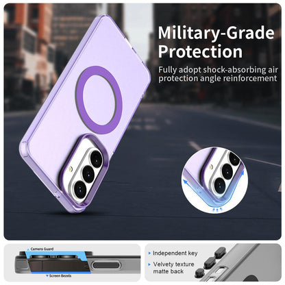 Coque MagSafe pour Samsung Galaxy S26 FE S741, Techsuit, CandyCase, violette