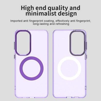 Coque MagSafe pour Samsung Galaxy S26 FE S741, Techsuit, CandyCase, violette