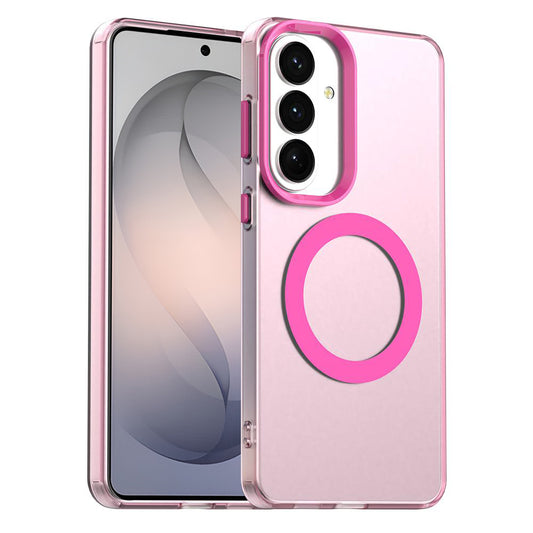 Coque MagSafe pour Samsung Galaxy S26 FE S741, Techsuit, CandyCase, rose