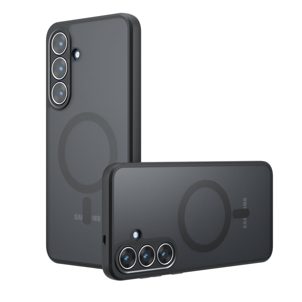 MagSafe-Hülle für Samsung Galaxy S26 FE, Techsuit, PureFrost, Satin Schwarz