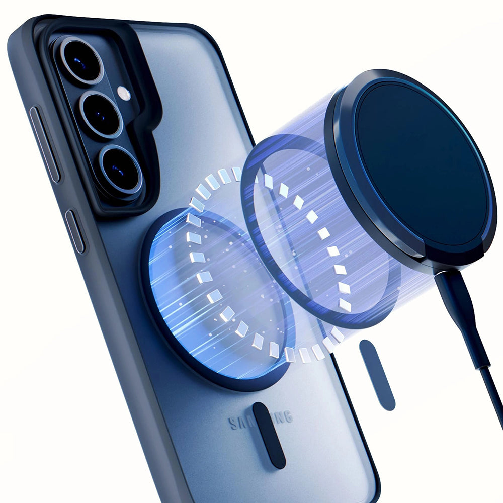 MagSafe Hülle für Samsung Galaxy S26 Plus, 3MK, Satin Armor, Transparent