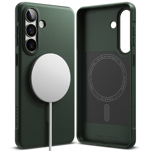 Coque MagSafe pour Samsung Galaxy S26 Plus, Ringke, Onyx, Vert Foncé