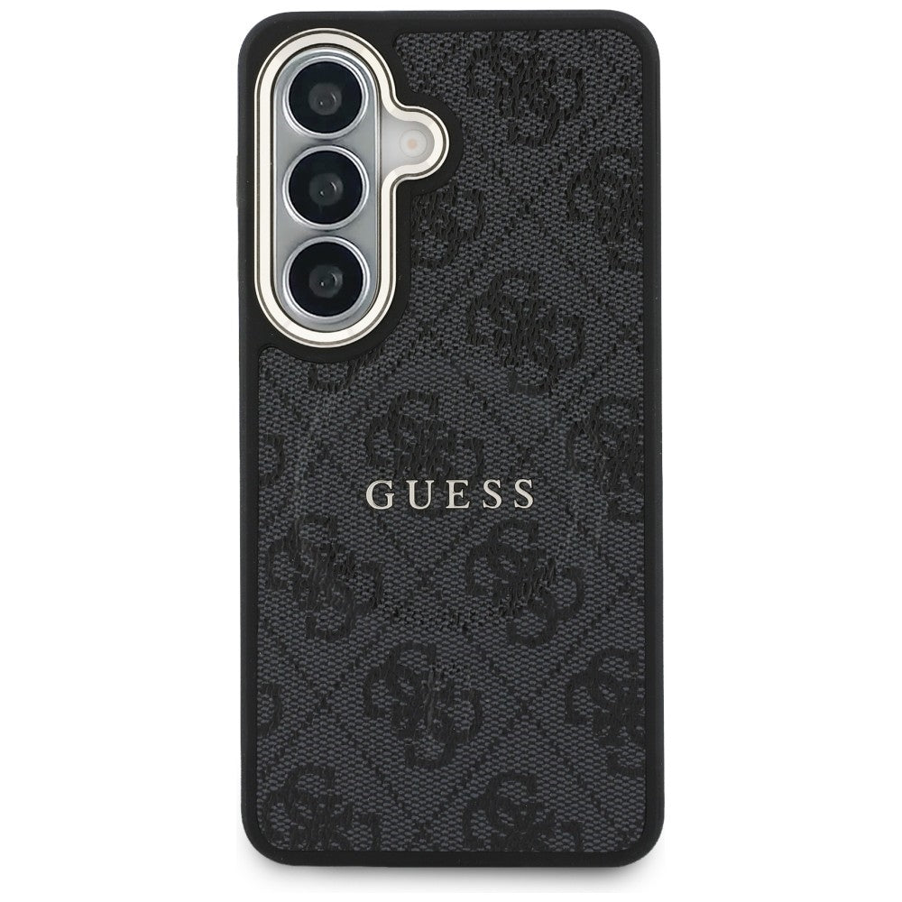 MagSafe Case for Samsung Galaxy S26 Plus S947, Guess, 4G Embossed Ring, Black