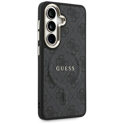 MagSafe Case for Samsung Galaxy S26 Plus S947, Guess, 4G Embossed Ring, Black