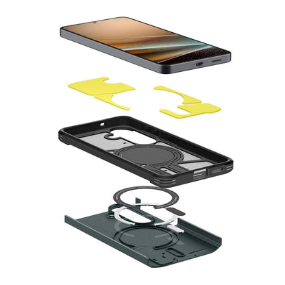 Coque MagSafe pour Samsung Galaxy S26 Plus S947, Spigen, Tough Armor, Vert ACS10715