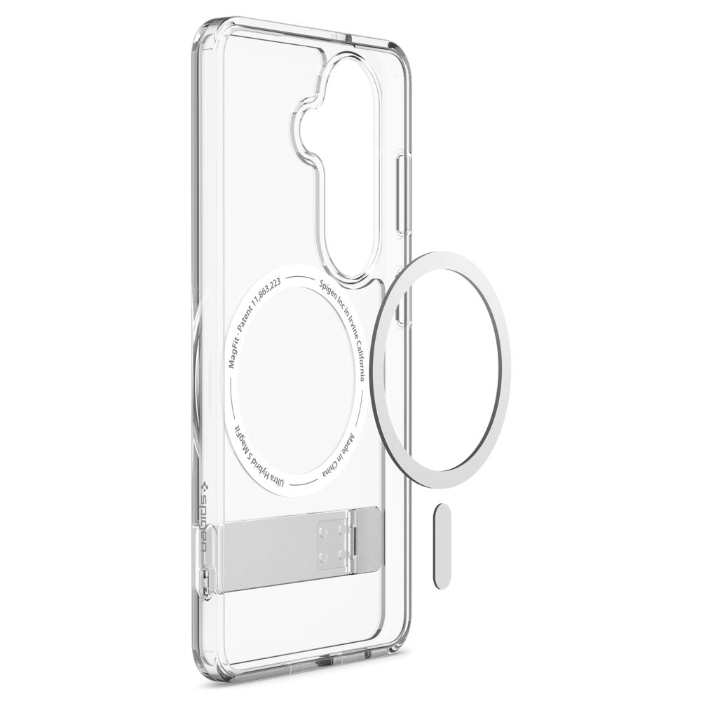 MagSafe Hülle für Samsung Galaxy S26 Plus S947, Spigen, Ultra Hybrid S, Transparent Weiß ACS11050