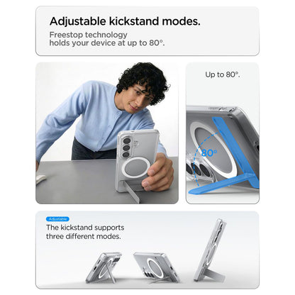 MagSafe Hülle für Samsung Galaxy S26 Plus S947, Spigen, Ultra Hybrid S, Transparent Weiß ACS11050