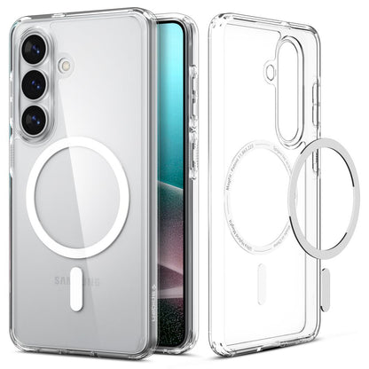 Étui MagSafe pour Samsung Galaxy S26 Plus S947, Spigen, Ultra Hybrid, Transparent Blanc ACS10709