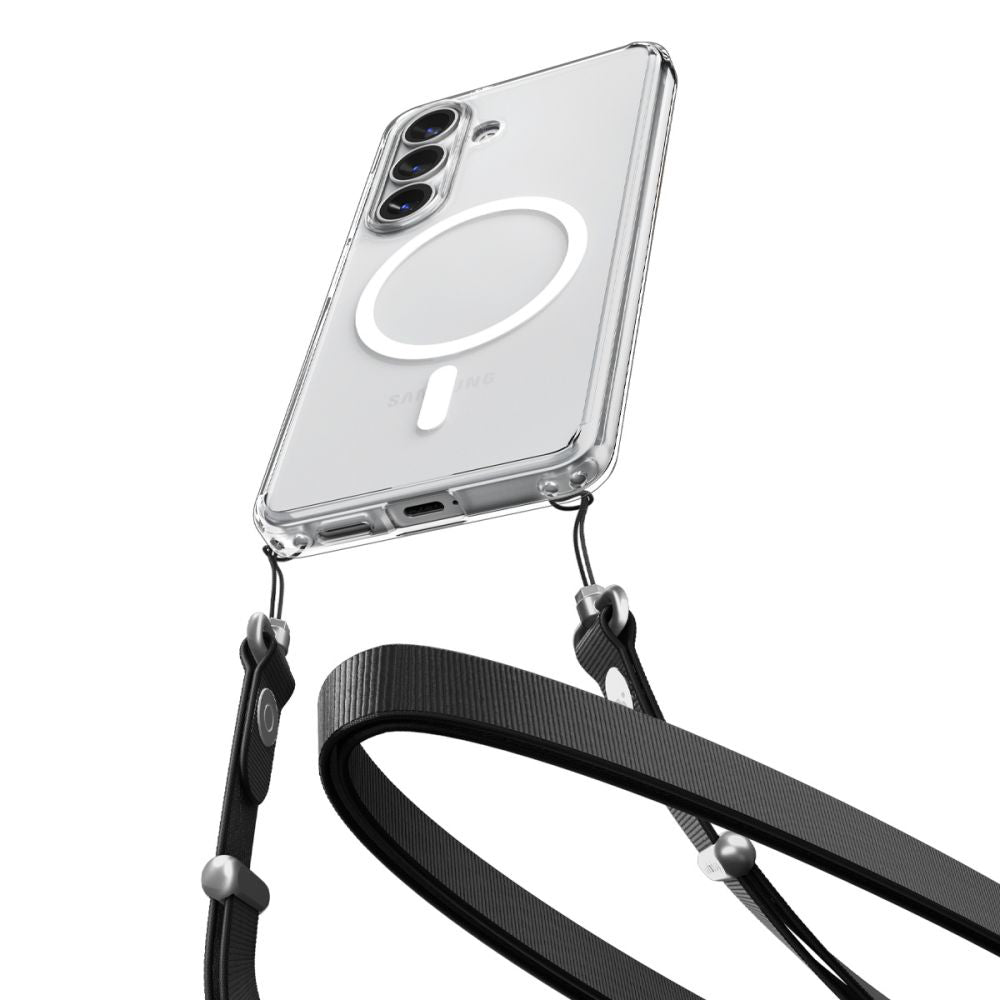 Étui MagSafe pour Samsung Galaxy S26 Plus S947, Spigen, Ultra Hybrid, Transparent Blanc ACS10709