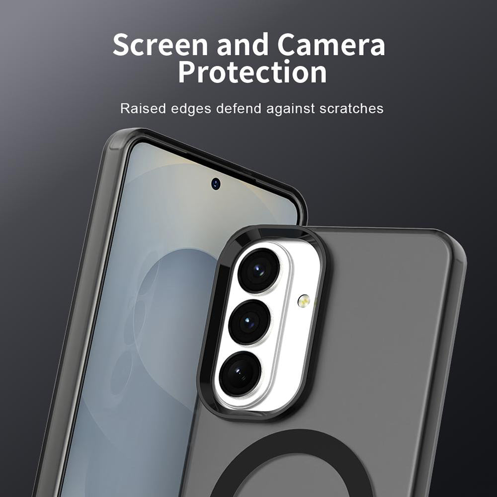 MagSafe Hülle für Samsung Galaxy S26 Plus, Techsuit, CandyCase, Schwarz