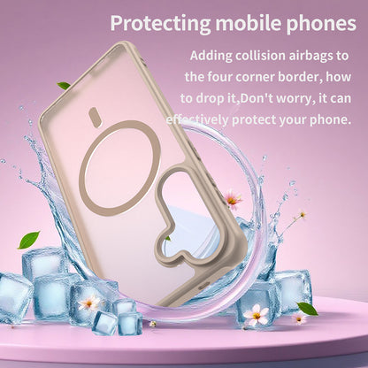 MagSafe Hülle für Samsung Galaxy S26 Plus, Techsuit, HaloFrost II, Gold