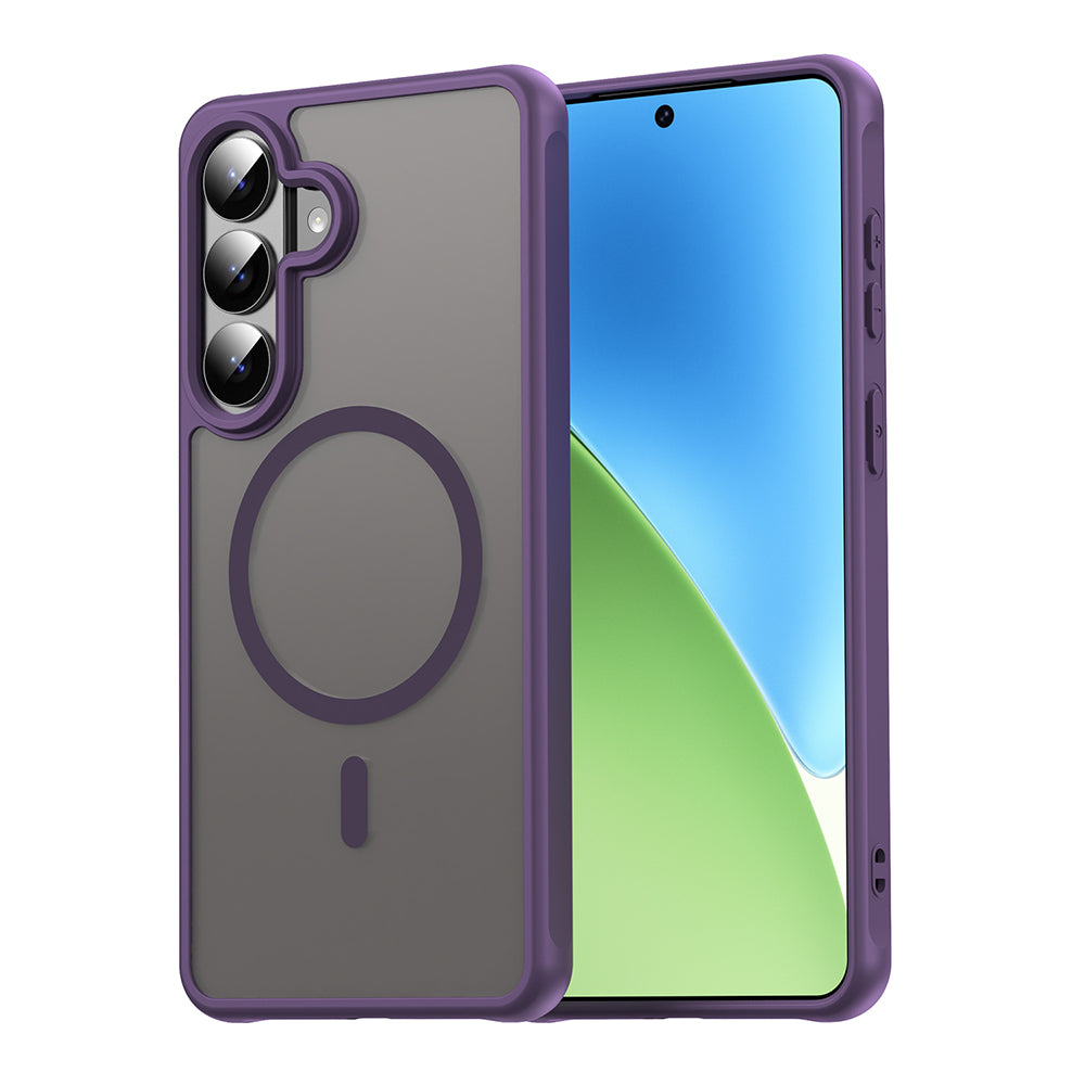 Étui MagSafe pour Samsung Galaxy S26 Plus, Techsuit, HaloFrost II, Violet