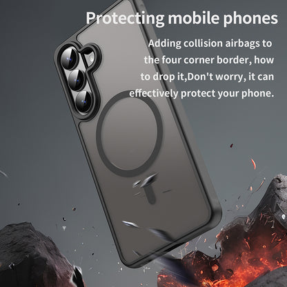 Housse MagSafe pour Samsung Galaxy S26 Plus, Techsuit, HaloFrost II, Noire