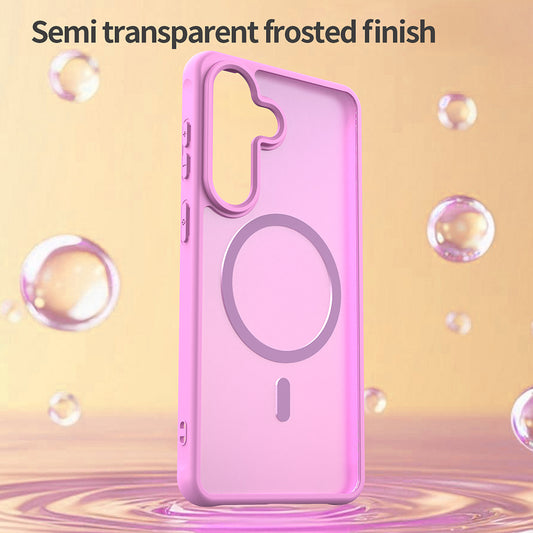 Étui MagSafe pour Samsung Galaxy S26 Plus, Techsuit, HaloFrost II, Rose