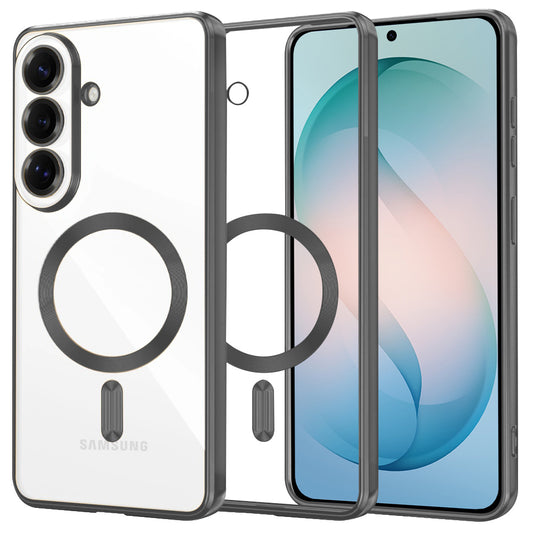 Étui MagSafe pour Samsung Galaxy S26 Plus, Techsuit, Luxury Crystal, Noir