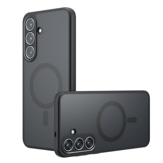 MagSafe Hülle für Samsung Galaxy S26 Plus, Techsuit, PureFrost, Satinschwarz