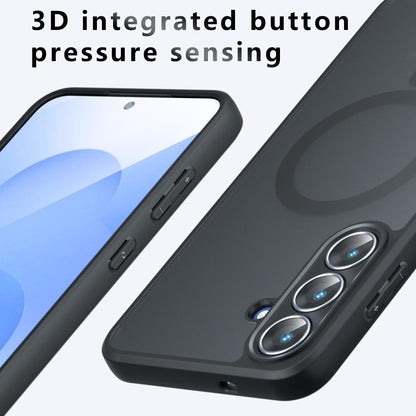 Étui MagSafe pour Samsung Galaxy S26 Plus, Techsuit, PureFrost, Noir Satiné