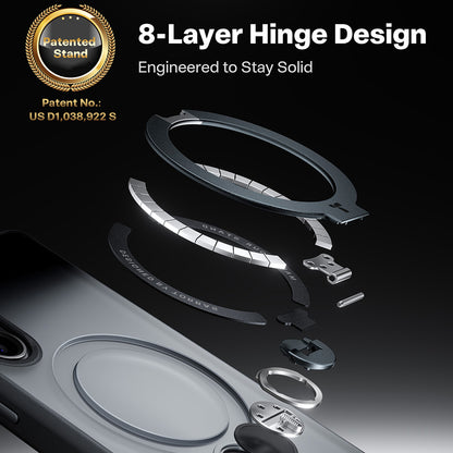 MagSafe Hülle für Samsung Galaxy S26 Plus, Torras, Ostand Spin, Schwarz