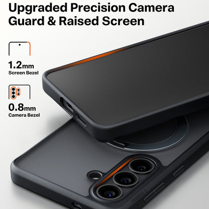 MagSafe Hülle für Samsung Galaxy S26 Plus, Torras, Ostand Spin, Schwarz