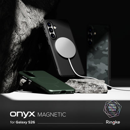 Coque MagSafe pour Samsung Galaxy S26 S942, Ringke, Onyx, Camouflage