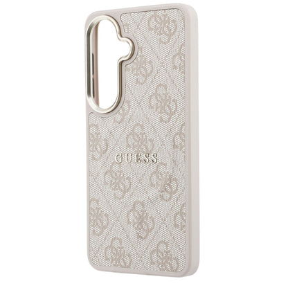MagSafe Hülle für Samsung Galaxy S26 S942, Guess, 4G Embossed Ring, Rosa
