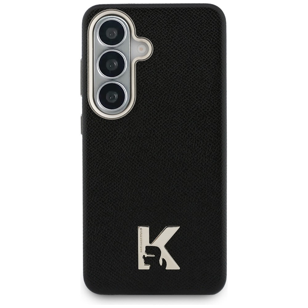 Étui MagSafe pour Samsung Galaxy S26 S942, Karl Lagerfeld, logo Karl Head, Noir