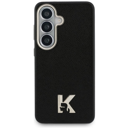 Étui MagSafe pour Samsung Galaxy S26 S942, Karl Lagerfeld, logo Karl Head, Noir