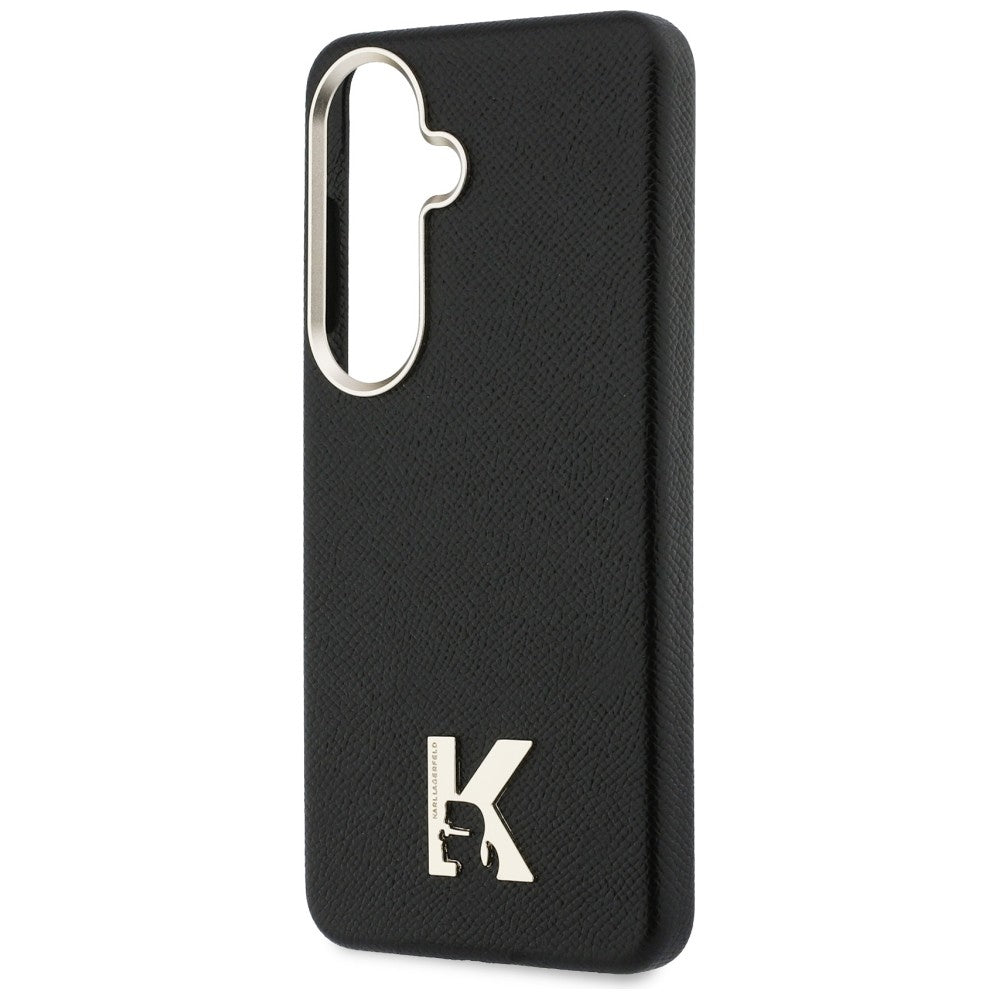 Étui MagSafe pour Samsung Galaxy S26 S942, Karl Lagerfeld, logo Karl Head, Noir