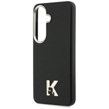 Étui MagSafe pour Samsung Galaxy S26 S942, Karl Lagerfeld, logo Karl Head, Noir