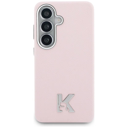 MagSafe Hülle für Samsung Galaxy S26 S942, Karl Lagerfeld, Karl Head Logo, Rosa